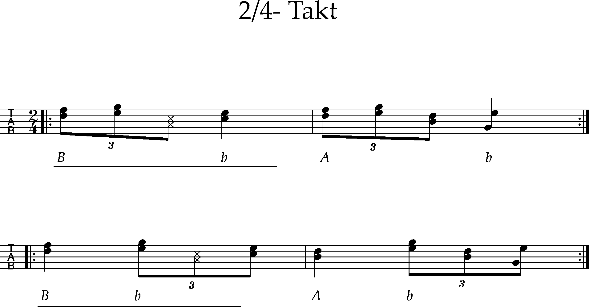 übungen -meine oma fährt-, steirische,2-4-takt